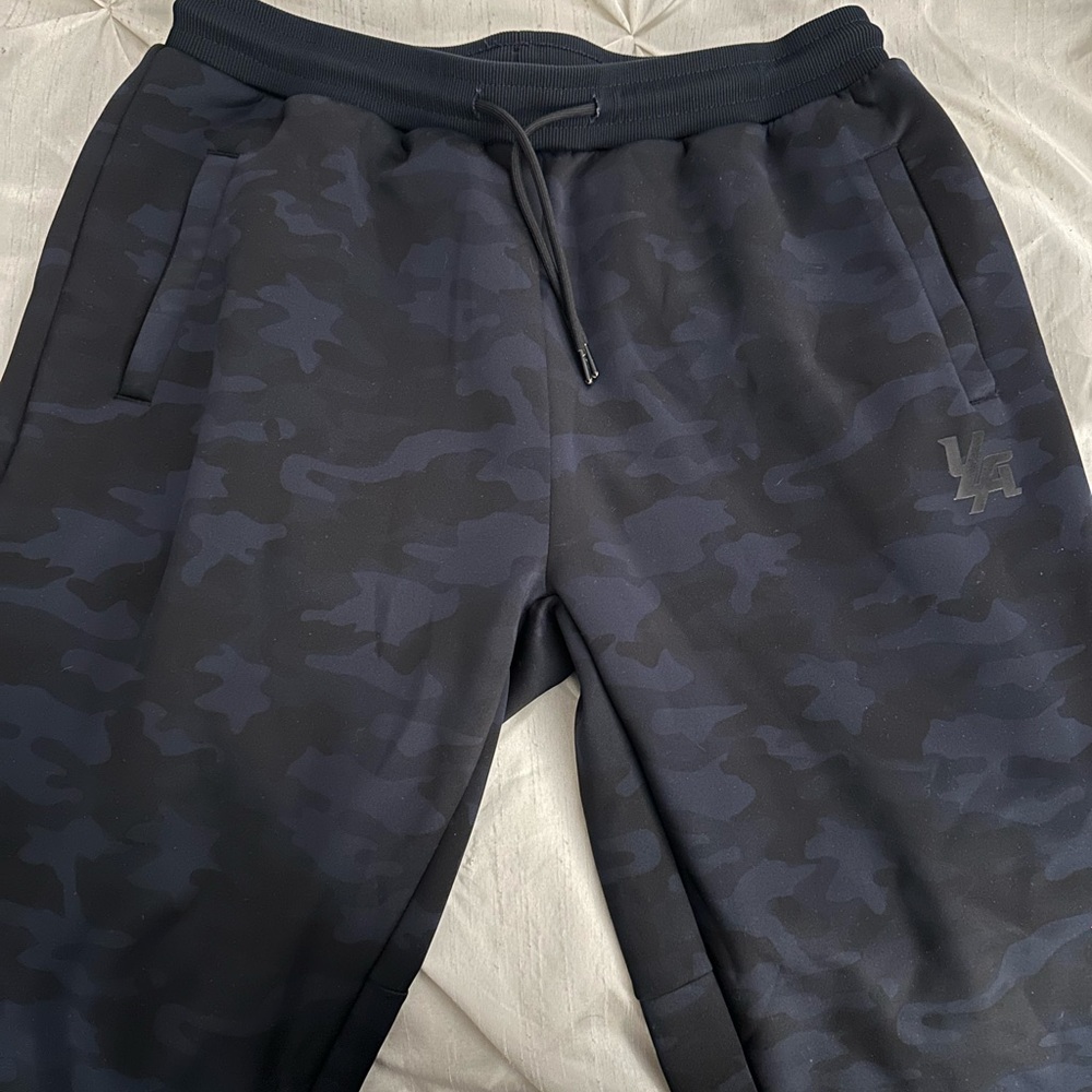 YoungLA navy camo workout pants